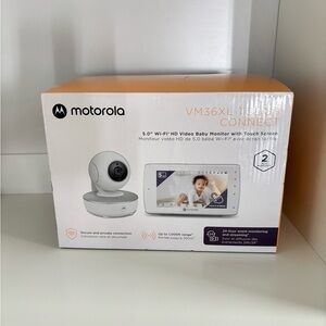 Motorola VM36XL Touch Connect 5” Wi-Fi HD Video Baby Monitor Touchscreen